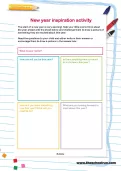 New year inspiration activity