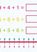Adding three one digit numbers tutorial
