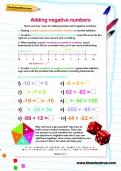 Adding negative numbers worksheet