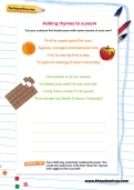 Adding rhymes to a poem