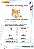 Adjectives: describing words worksheet