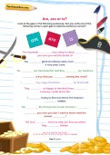 Am, are or is worksheet