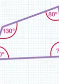 Calculating unknown angles in a quadrilateral tutorial