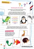 Animal guess who game