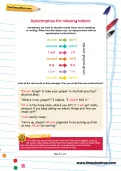 Apostrophes for missing letters football worksheet