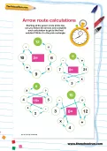 Arrow route calculations