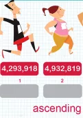 Ordering numbers to ten million tutorial