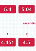 Ordering numbers with up to three decimal places tutorial
