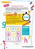 Blending CVC words game