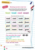Blending sounds to read: /oa/