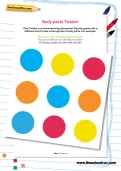 Body parts Twister game