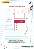 Calculate and measure areas worksheet