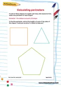 Calculating perimeters worksheet