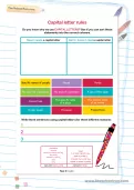 Capital letter rules worksheet