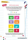 CCVC words revision worksheet
