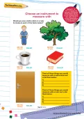 Choose an instrument to measure with worksheet