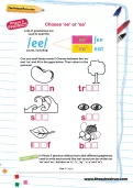 Choose ee or ea worksheet