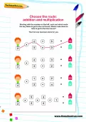 Choose the route: addition and multiplication