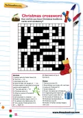 Christmas crossword puzzle