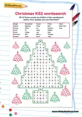 Christmas KS2 wordsearch
