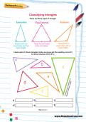 Classifying triangles worksheet