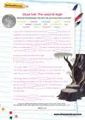 11+ cloze test: The wood at night