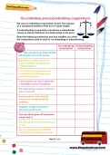 Co-ordinating and subordinating conjunctions worksheet