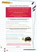 Commas after fronted adverbials worksheet