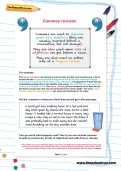 Commas revision worksheet