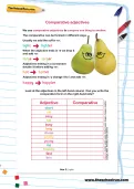 Comparative adjectives worksheet