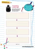 Completing a story map