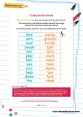 Compound words worksheet