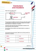 Conductors and insulators worksheet