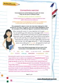 Connectives exercise worksheet