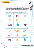 Consonant cluster words race