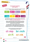 Consonant clusters pairs game