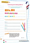 Continuing and making patterns worksheet
