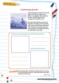 Continuing stories worksheet