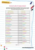 Convert units of measurement worksheet