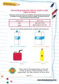 Converting imperial units to metric units: pints to litres