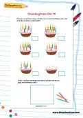Counting from 0 to 10 worksheet