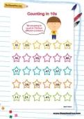 Counting in 10s worksheet