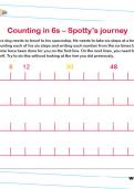 Counting in 6s worksheet
