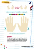 Counting in tens worksheet