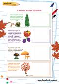 Create an autumn scrapbook