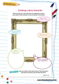 Creating a story character worksheet