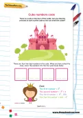 Cube numbers code worksheet