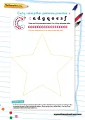 Handwriting: Curly caterpillar patterns practice