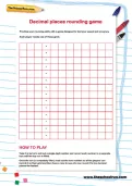 Decimal places rounding game activity