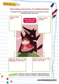 Describing characters in traditional tales worksheet